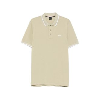 HUGO BOSS Parlay 190 Logo-print Tipped Polo Shirt