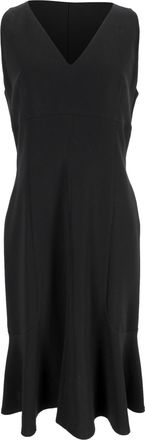 Max Mara Midi Dress in Black Polyester