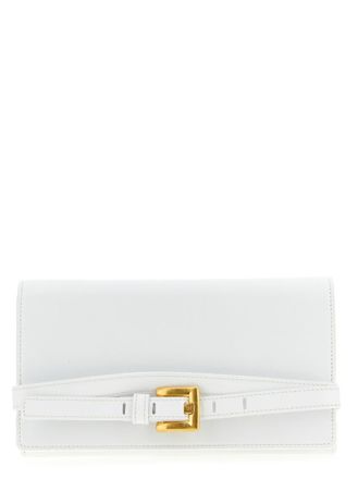 Balmain White Shuffle Crossbody Bag