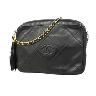 Chanel Pre-owned Cross Body Bags, female, Black, Size: ONE SIZE Pre-owned Vintage Shoulder Bag