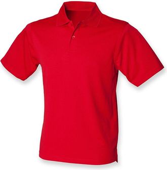 Henbury Coolplus Polo Shirt : Color - Classic Red : Size - XL