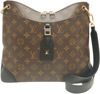Louis Vuitton Pre-owned Vintage Monogram Canvas Shoulder Bag - Dames - Vintage Schoudertas - Bruin - ONE Size - Vintage