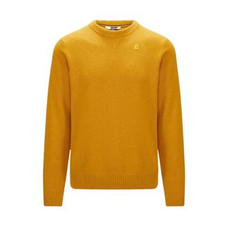 K-Way Round-neck Knitwear - male - K-Way - Round-neck Knitwear - Yellow - 2XL - Knitwear