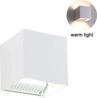 OEM Applique Murale Led - Detector Movimiento - Ip65 - Angulo Haz Ajustable 0&deg;-120&deg; - 12 W Blanco C&aacute;lido - Interior Exterior - 1 Unidad