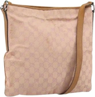 Gucci Pre-owned Cross Body Bags, female, Pink, Size: ONE SIZE Pre-owned Cross Body Bag