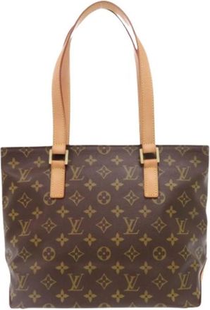 Louis Vuitton Pre-owned Vintage Tote Bag - Dames - Vintage Shopper - Bruin - ONE Size - Leer - Vintage