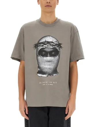 Ih Nom Uh Nit Crown Mask Print T Shirt