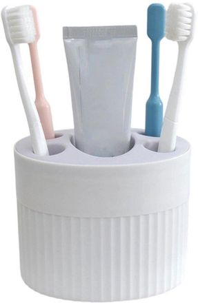 OEM Porta Spazzolino Da Bagno, Supporto Per Spazzolino E Dentifricio (bianco, 1 Pezzo)