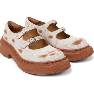 Camper Lab Vamonos Mary Jane Shoe in White Natural at Nordstrom Rack, Size 39