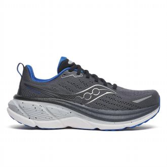 Saucony Mens Hurricane 25 Running Shoe In Shadow/black