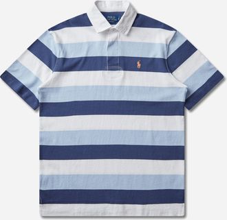 Polo Ralph Lauren Men s Classic Fit Shortsleeve Rugby Shirt Blue