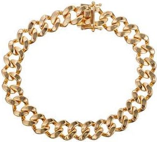 Eye Candy Los Angeles Mens Cuban Link Necklace in Gold at Nordstrom Rack