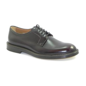 Doucal's Derby schoenen met ronde neus - Heren - Nette schoenen - Bruin - 44 EU - Leer - Schoenen