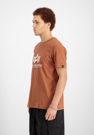 Alpha Industries T-Shirt ALPHA INDUSTRIES Basic T-Shirt BL, Herren, Gr. XS, braun (hazel braun), Obermaterial: 100% Baumwolle, Shirts T-Shirt