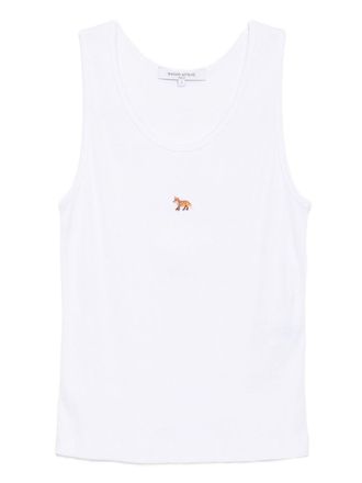 Maison Kitsun&eacute; Canotta in cotone Baby Fox della Maison Kitsune