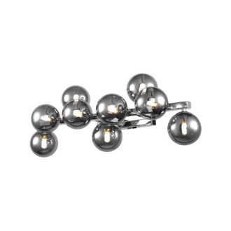 Maytoni Maytoni - Applique Contemporanea Dallas Metallo Cromo 9 Luci Diffusori Fum&egrave;