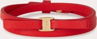 Ferragamo Women Mini Bow bracelet Red