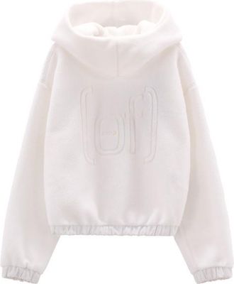 F.lli Campagnolo Sweat Fix Hood Hoodie f&uuml;r Damen | wei&szlig;/grau
