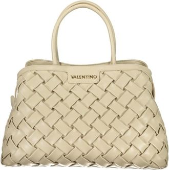 Valentino Tassen, Dames, Beige, ONE Size, Schoudertas met handvat
