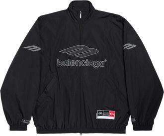 Balenciaga 3B Football Tracksuit Jacket Black 857734TPQ381000