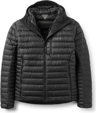 RAB Microlight Alpine Hoody Daunenjacke f&uuml;r Herren | schwarz