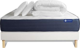 Actisom Pack Colch&oacute;n Blanco L&aacute;tex Y Espuma Viscoel&aacute;stica 180 X 200