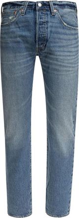 Levi's 501 Original - Heren - Slim Fit Jeans - Blauw - W34 L32 - Katoen - Jeans