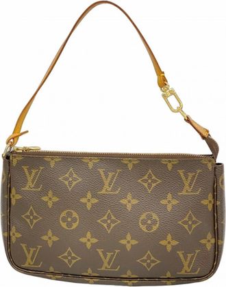 Louis Vuitton Brown Pouch (Pre-Owned)