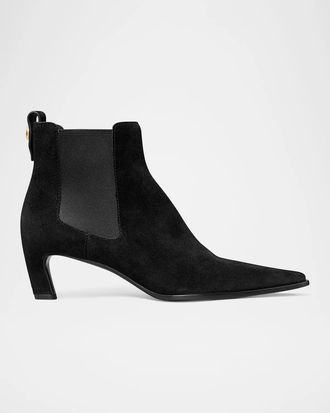 Tory Burch 45mm Romy Suede Chelsea Boots