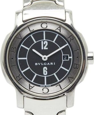 Bulgari Pre-owned Vintage Horloge - Dames - Vintage Horloges - Zwart - ONE Size - Vintage
