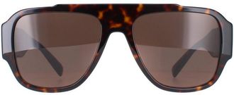 Versace Aviator Mens Havana Dark Brown VE4436U - One Size