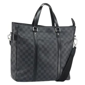 Louis Vuitton Pre-owned Tote Bags, female, Black, Size: ONE SIZE Pre-owned Tadao Tote