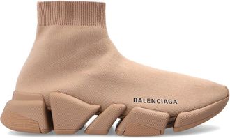 Balenciaga Sneakers, female, Beige, Size: 4 US Speed 2.0 LT Sock Sneakers