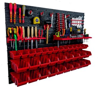 OEM Tablero De Herramientas Para Taller De 115x78 Cm + 32 Bandejas