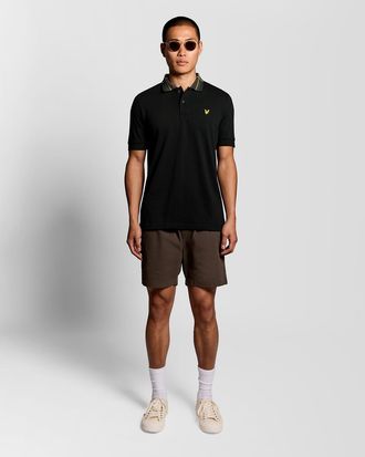 Lyle & Scott Mens Z865 Polo Shirt in Black Cotton - Size X-Large