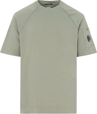 C.P. Company HEAVY COTTON LENS T SHIRT Size: XXL, colour: GREY
