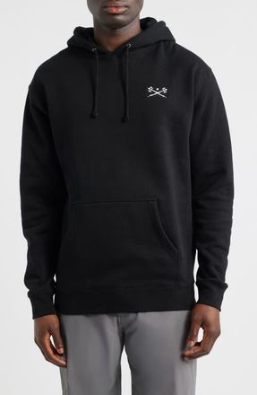 Dark Seas Go-To V2 Fleece Graphic Hoodie in Black at Nordstrom, Size Xx-Large