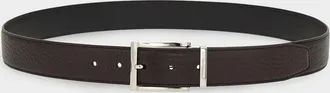 Ferragamo Men & apos;s Double Adjustable Leather Belt
