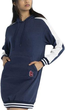 Lusso Womens Lusso Navy St. Louis Cardinals Mara Tri-Blend Hoodie Dress at Nordstrom, Size Large