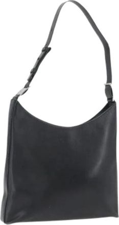Ferragamo Pre-owned Leren Schoudertas - Dames - Vintage Schoudertas - Zwart - ONE Size - Leer - Vintage