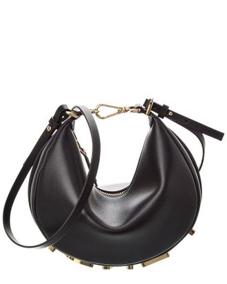 Fendi Fendi Fendigraphy Mini Leather Hobo Bag