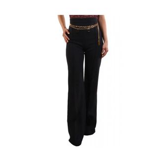 Elisabetta Franchi Donna, Pantaloni, Nero, M, new