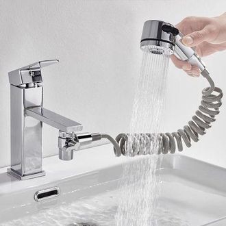 OEM Ducha De Mano Universal De F&aacute;cil Instalaci&oacute;n Para Lavabos, Duchas Y Desag&uuml;es De Cocina F&aacute;cil De Instalar, Se Fija Con Bioadhesivo, Pr&aacute;ctica Y Compacta