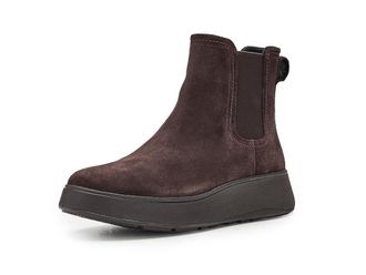 FitFlop F-Mode Stitch Warm Suede Chelsea Boots Womens Boots Chocolate Brown : 7.5 M (B)