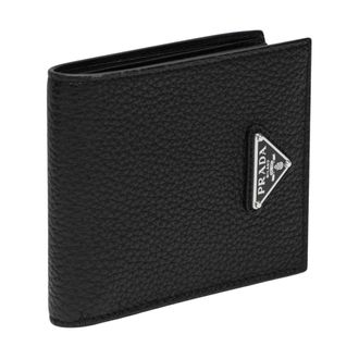 Prada Wallets & Cardholders, male, Black, Size: ONE SIZE Portafoglio