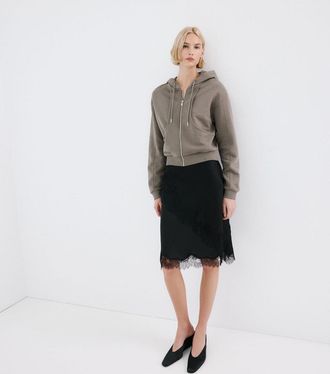 Mango Felpa con cappuccio grigio - Donna - XS - MANGO