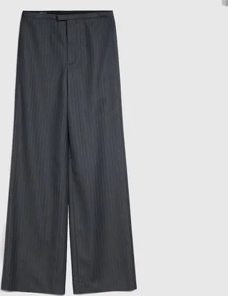 Gucci Pinstripe Wool Pants, Black, Ready-to-wear
