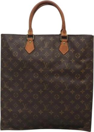 Louis Vuitton Tweedehands Canvas handtassen - Dames - Vintage Shopper - Bruin - ONE Size - Leer - Vintage