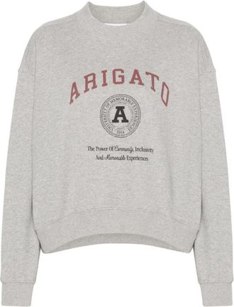 Axel Arigato Arigato University Sweatshirt - Dames - Sweatshirts - Grijs - M - Katoen - Hoodies & sweatvesten