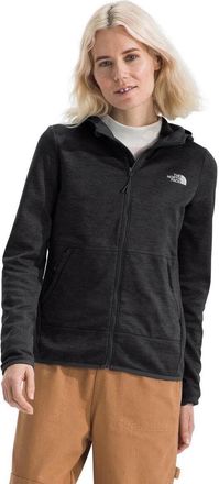 The North Face Canyonlands Hoodie Womens Black Stretch Full Zip GBO2896
